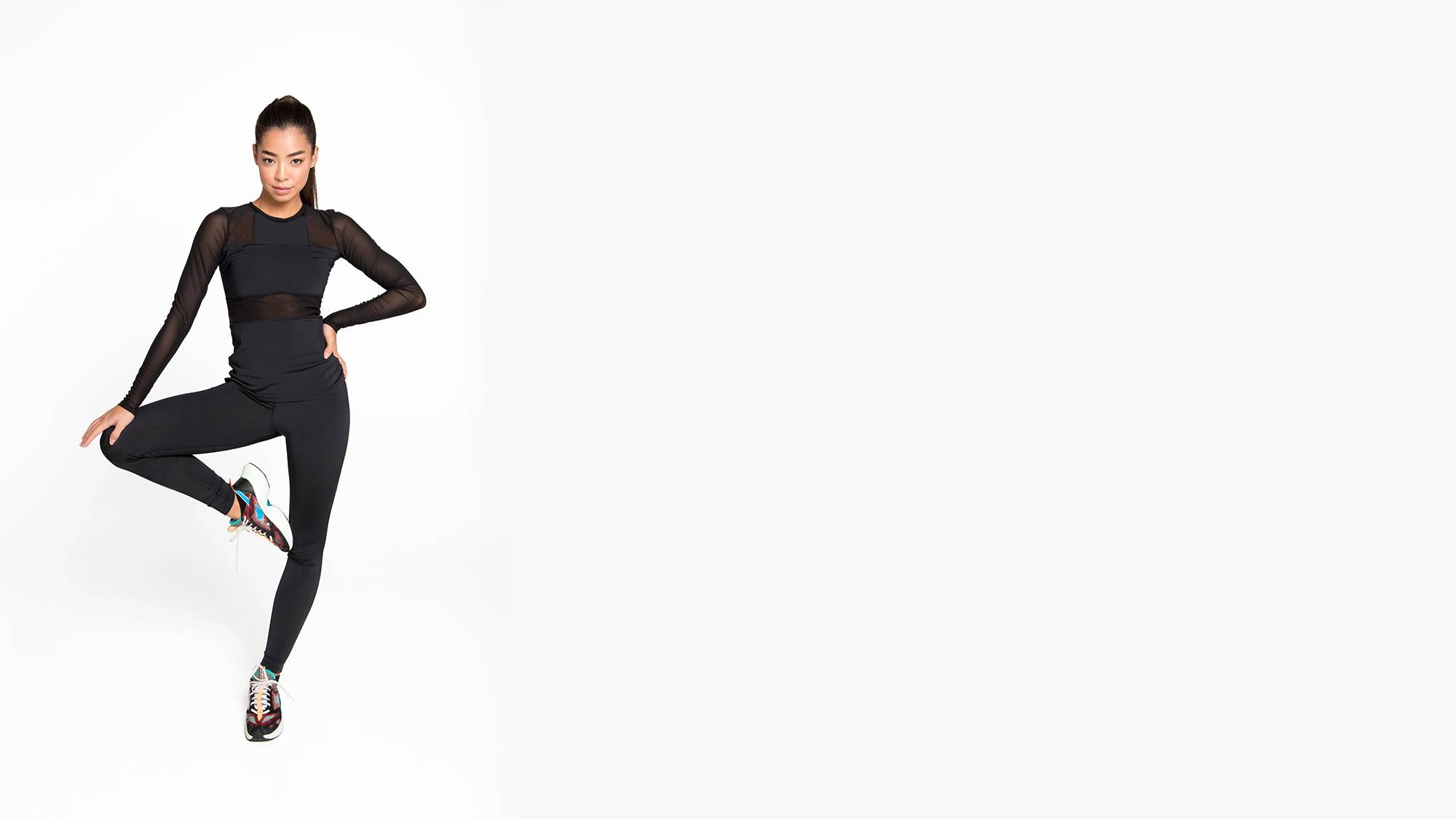 Crazy Basic Black Longe Sleeve Top