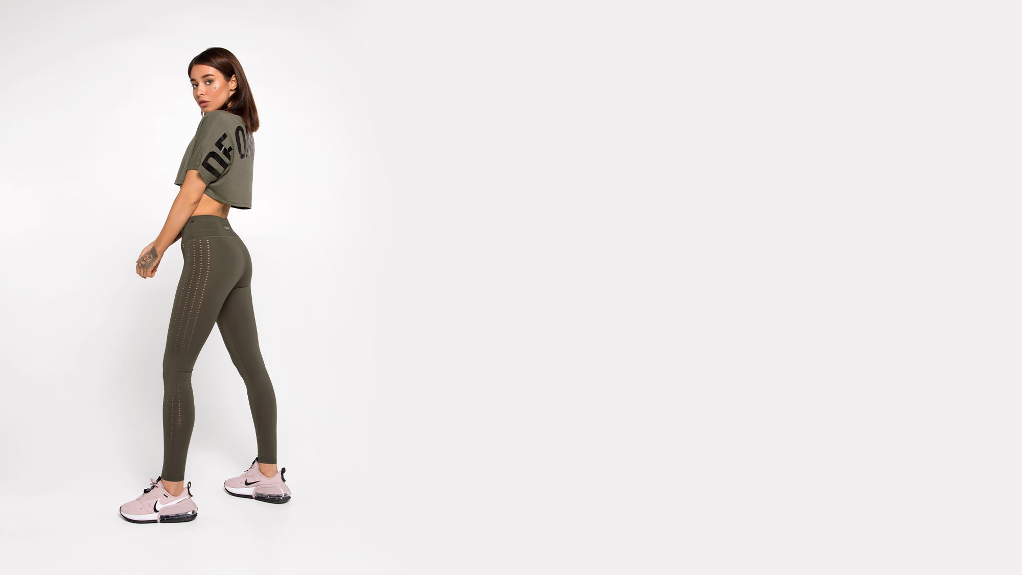 DF Original Oversize Crop Olive T-shirt