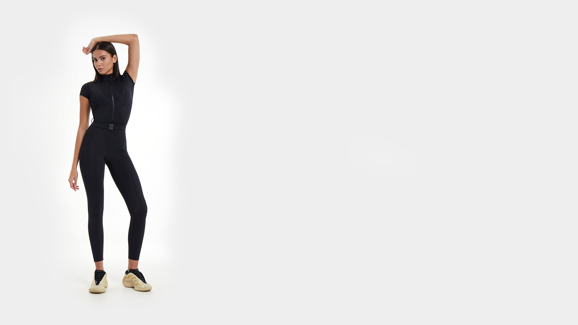 Coin Black JUMPSUIT short sleeve