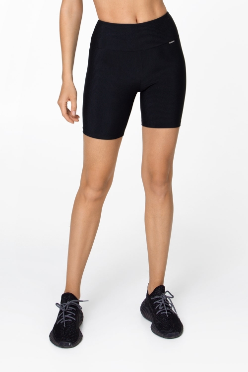 Leia Black Bikershorts