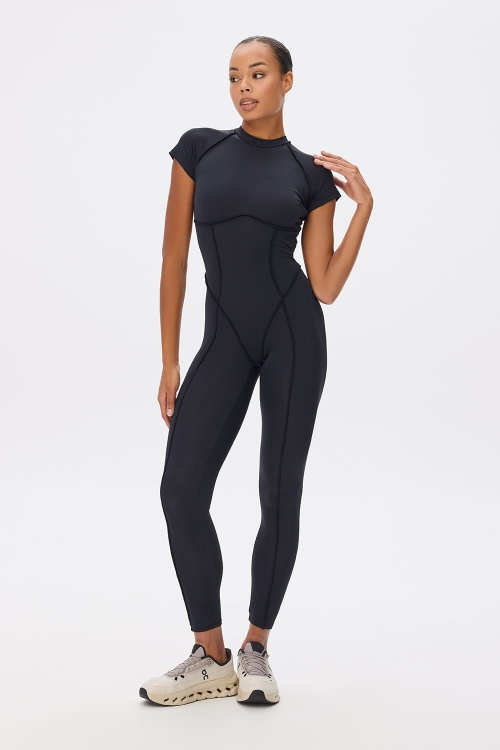 Majestic Black Jumpsuit