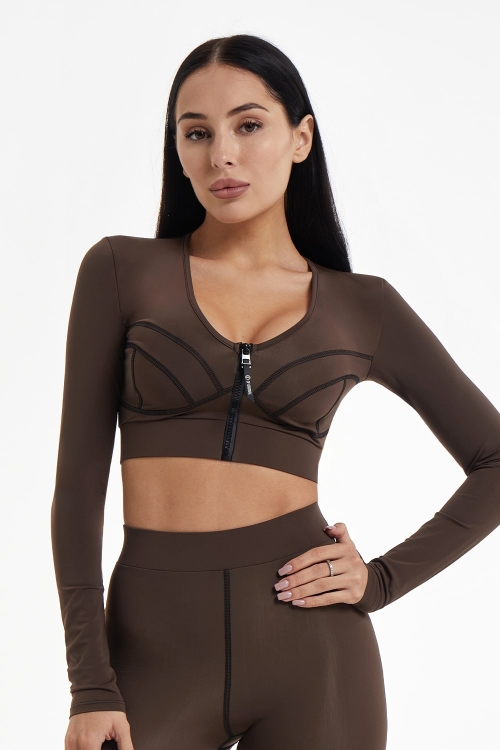 Manifest Chocolate Longsleeve Top
