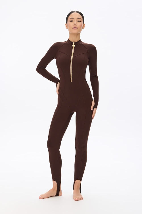 Premiere Chocolate Thermal Jumpsuit