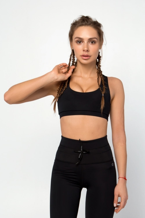 Top Black Net women's tops designed for fitness sports tops ftom df