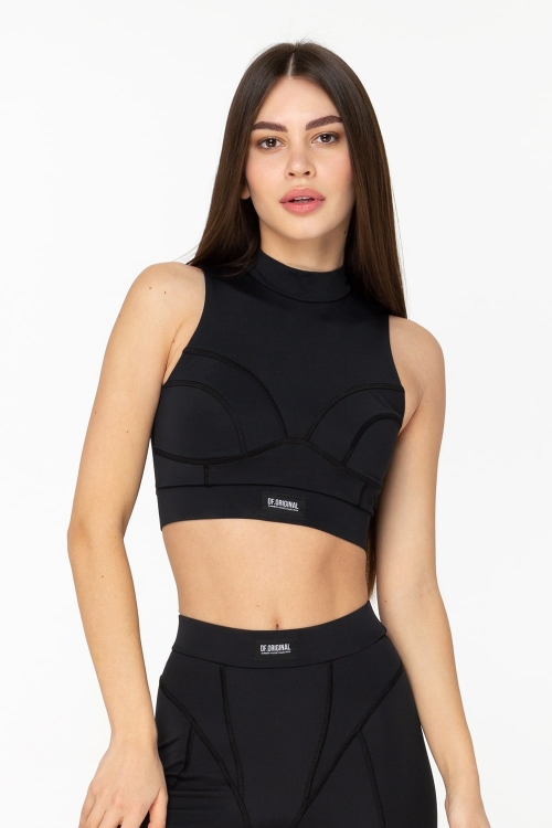 Vogue Black Top Bra 