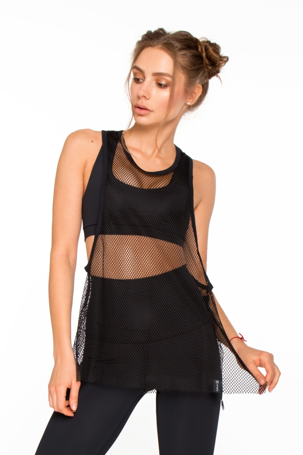 Спортивная Майка-сетка Mesh Black