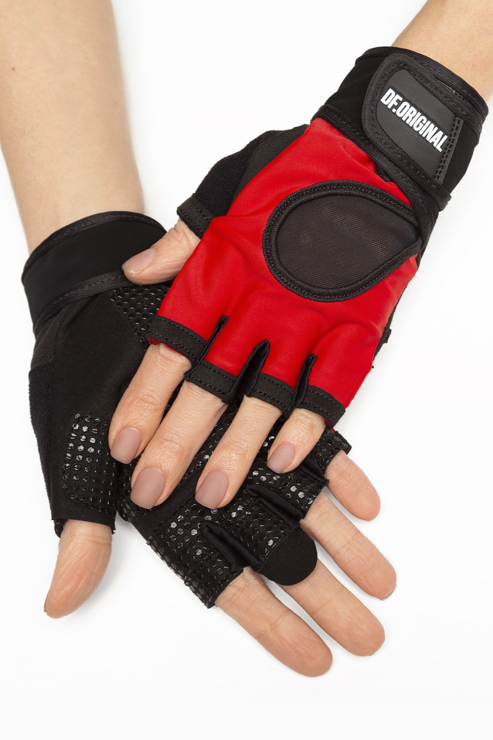 ПЕРЧАТКИ DF ORIGINAL RED женские перчатки для фитнеса designed for fitness спортивный перчатка от df