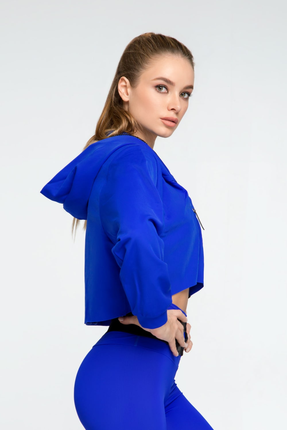 Спортивное худи Royal Blue худи женские designed for fitness худи женские фото спортивные худи женские от df